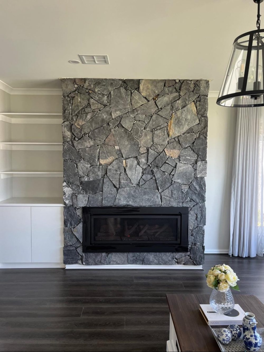 Beautiful Fireplace Clad with Luxor Wall Cladding.